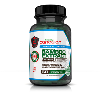 Naturally Canadian Bamboo Extract 300mg 60 Capsules
