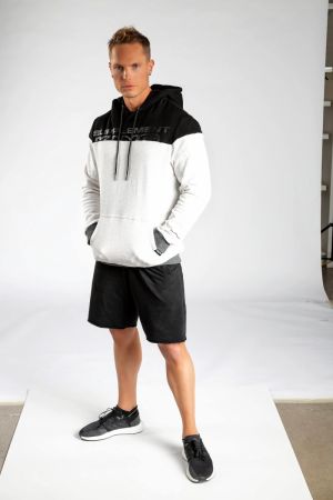 King Lifestyle Men's White/Black Hoody