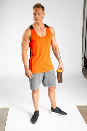 King Lifestyle Men's Orange/Black Stringer