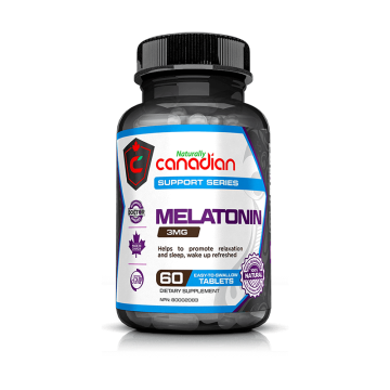 Naturally Canadian Melatonin 3mg 60 Capsules