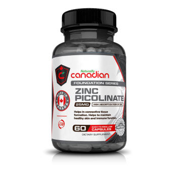 Naturally Canadian Zinc Picolinate 60 Capsules