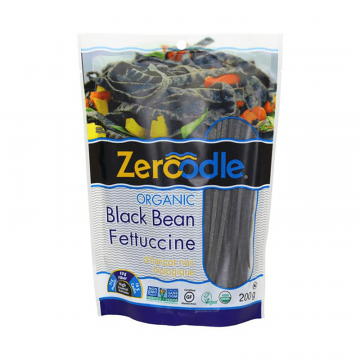 Zeroodle Organic Black Bean Fettuccine 200g