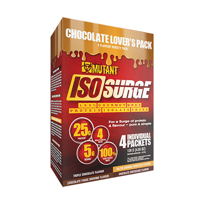 Mutant Iso Surge 4 Indivdual Serving Variety Pack