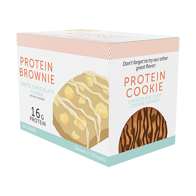 Alani Nu Protein Brownie 56g 12 Brownies Per Box White Chocolate