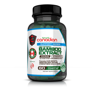 Naturally Canadian Bamboo Extract 300mg 60 Capsules