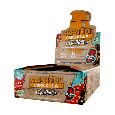 Grenade Carb Killa Go Nuts Vegan Protein Bar 15 Bars/Box