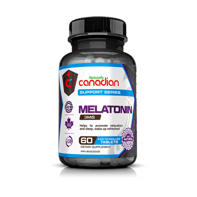 Naturally Canadian Melatonin 3mg 60 Capsules