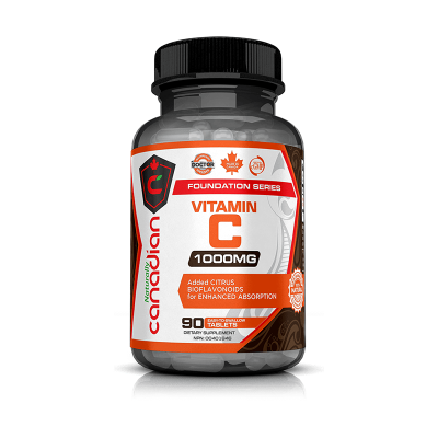 Naturally Canadian Vitamin C + BioFlavonoids 60 Tablets